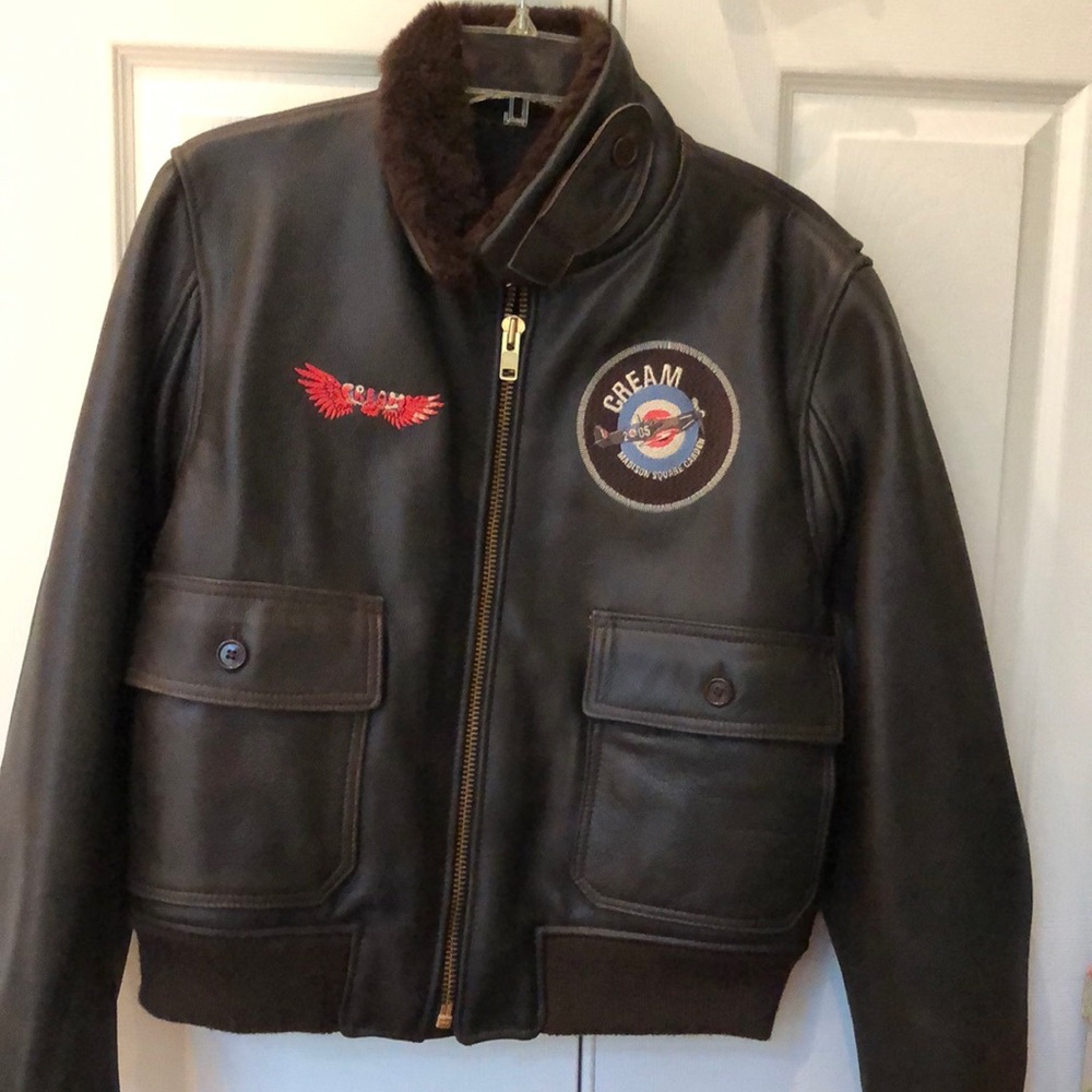 Men’s leather jacket from Cream concert atMSG 2005